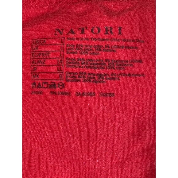 Brand New Natori Women's Size Large Samba Red Bliss Panties Briefs - Picture 5 of 5